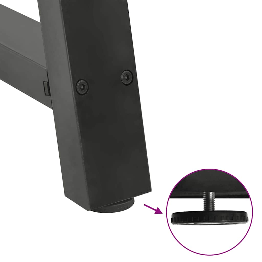 2 db antracit acél dohányzóasztal lábak a-alakú 40x(30-31) cm