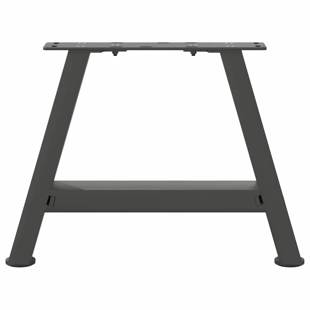 2 db antracit acél dohányzóasztal lábak a-alakú 50x(30-31) cm