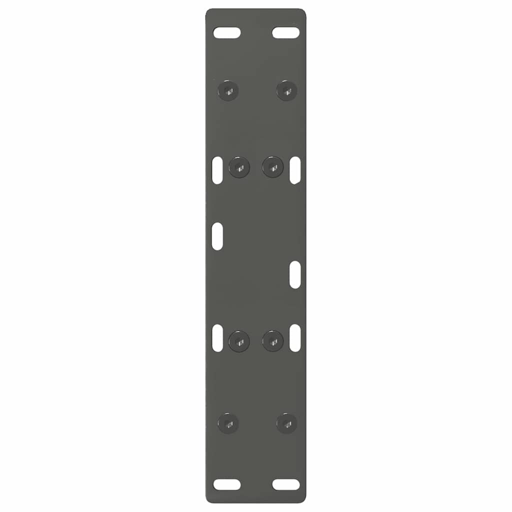 2 db antracit acél dohányzóasztal lábak a-alakú 50x(30-31) cm