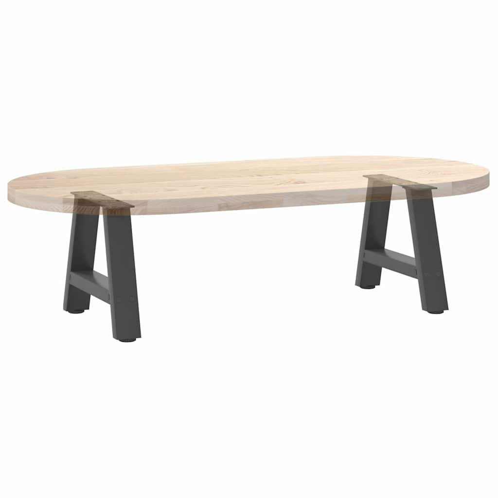 2 db antracit acél dohányzóasztal lábak a-alakú 50x(30-31) cm
