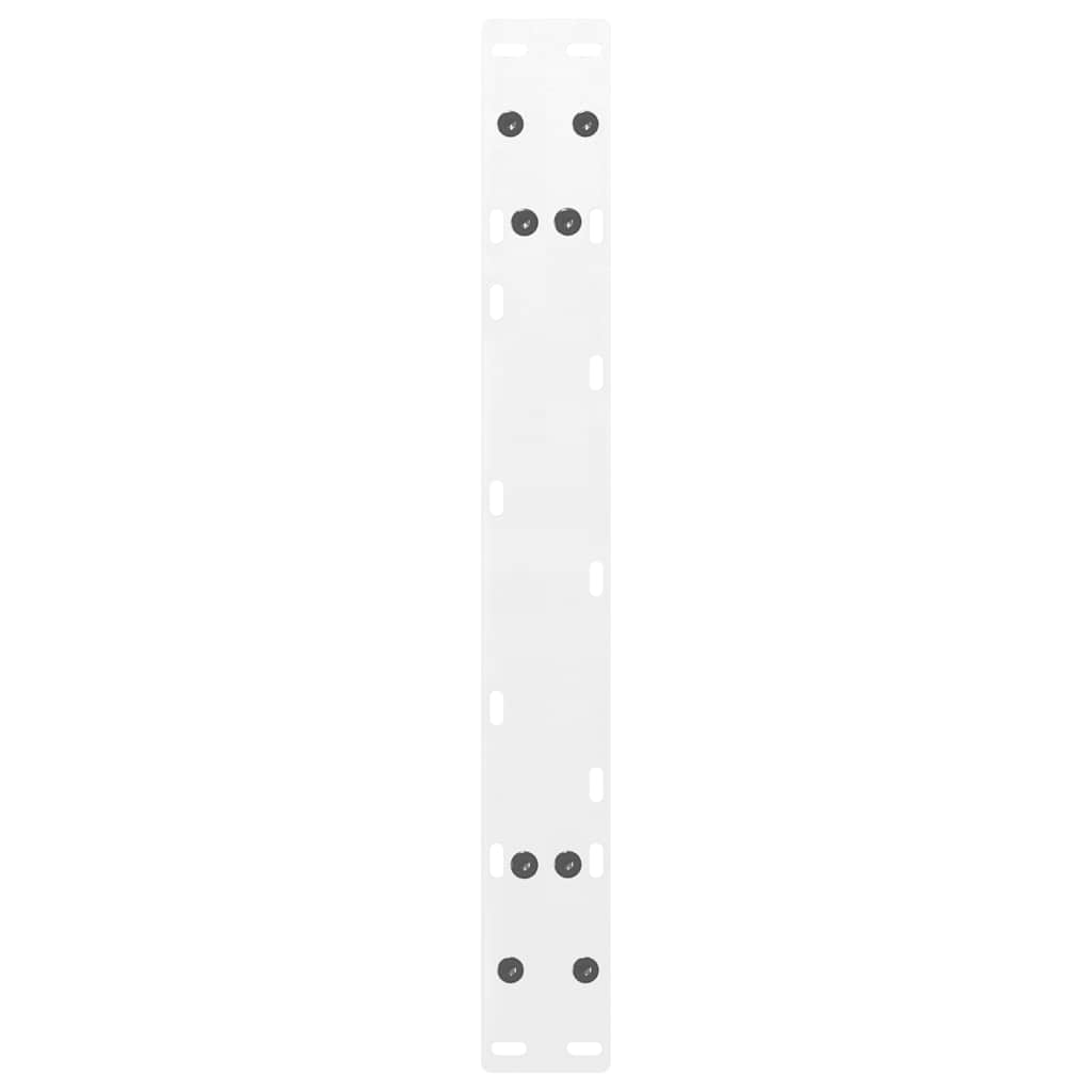 2 db fehér acél dohányzóasztal lábak a-alakú 60x(30-31) cm
