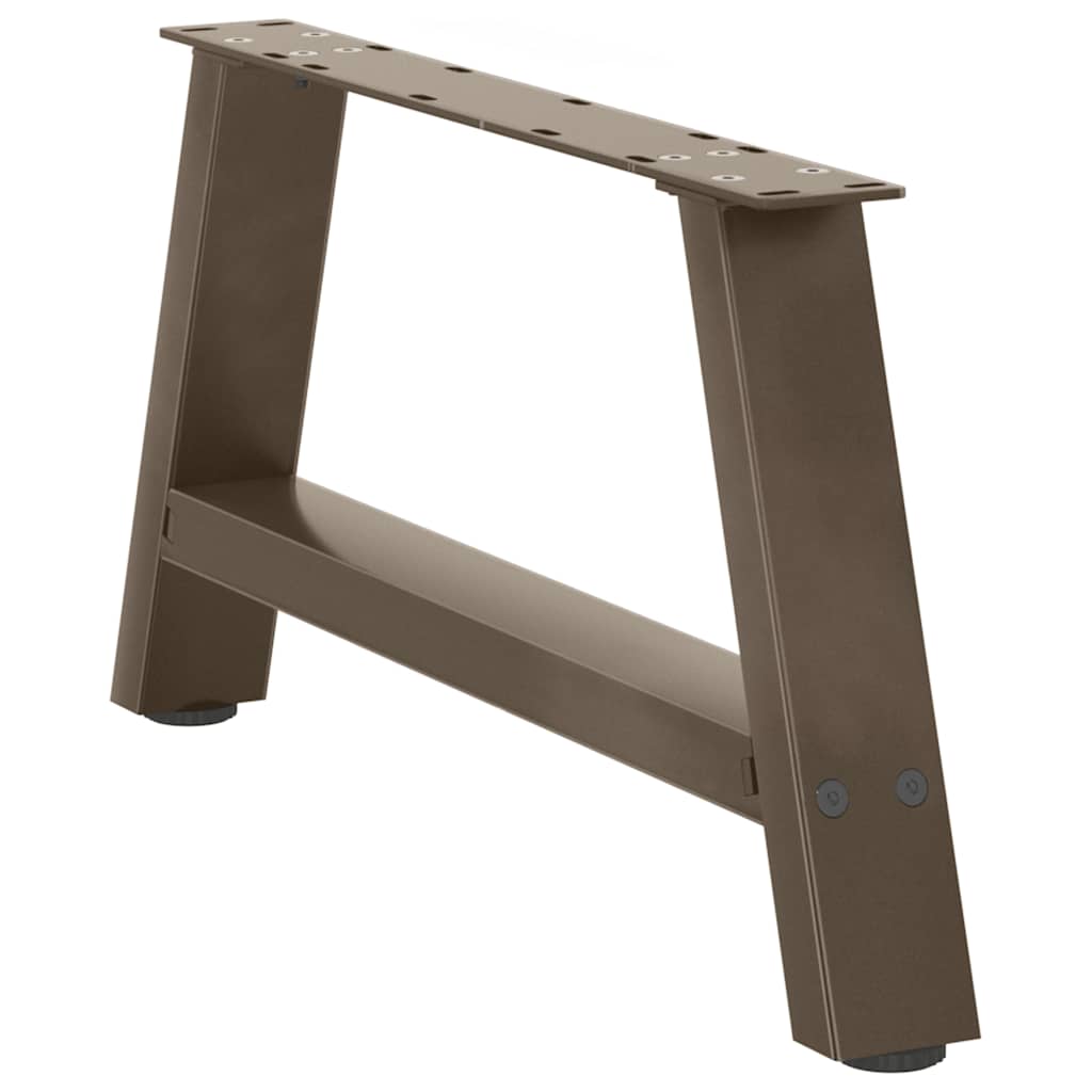 2 db a-alakú dohányzóasztal láb 60x(30-31) cm acél