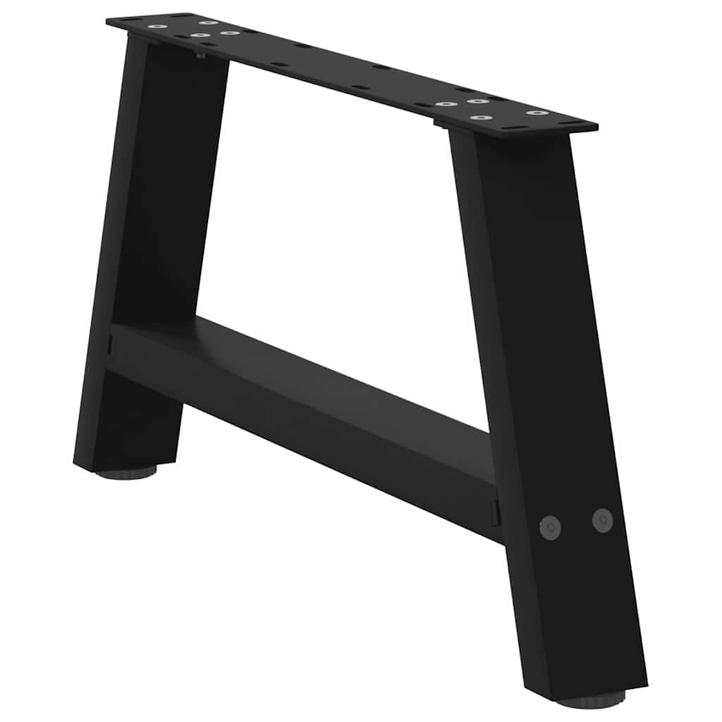 2 db acél fekete dohányzóasztal lábak a-alakú 70x(30-31) cm 2 db acél fekete dohányzóasztal lábak a-alakú 70x(30-31) cm