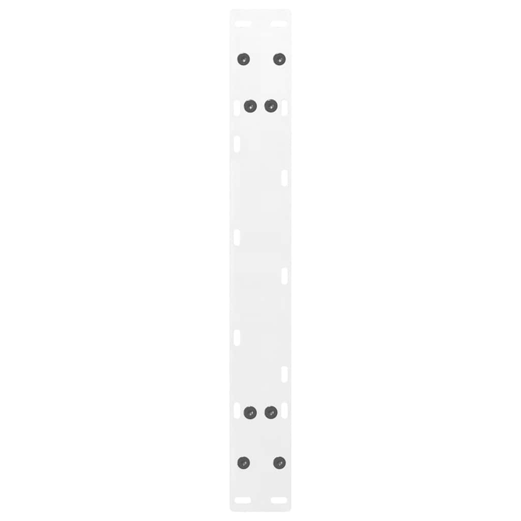 2 db fehér acél dohányzóasztal lábak a-alakú 70x(30-31) cm