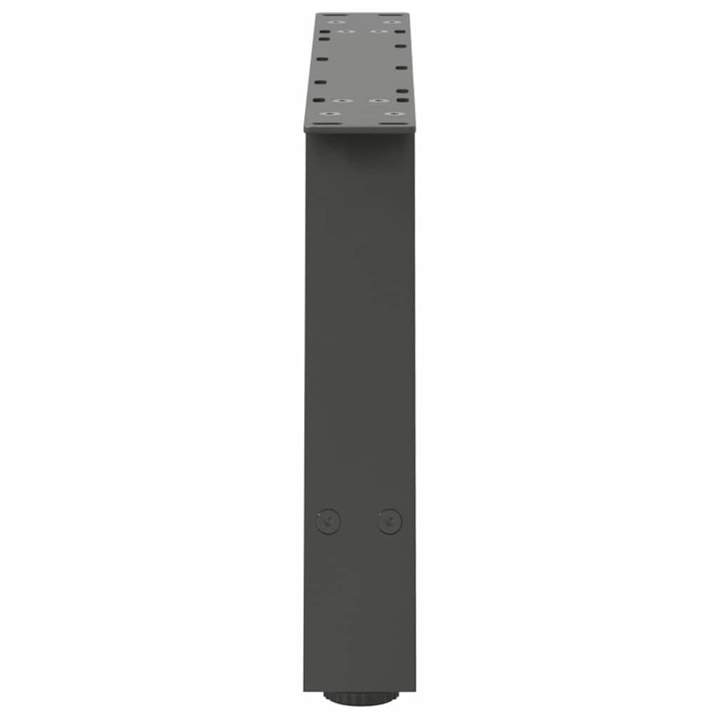 2 db acél antracit dohányzóasztal lábak a-alakú 70x(30-31) cm