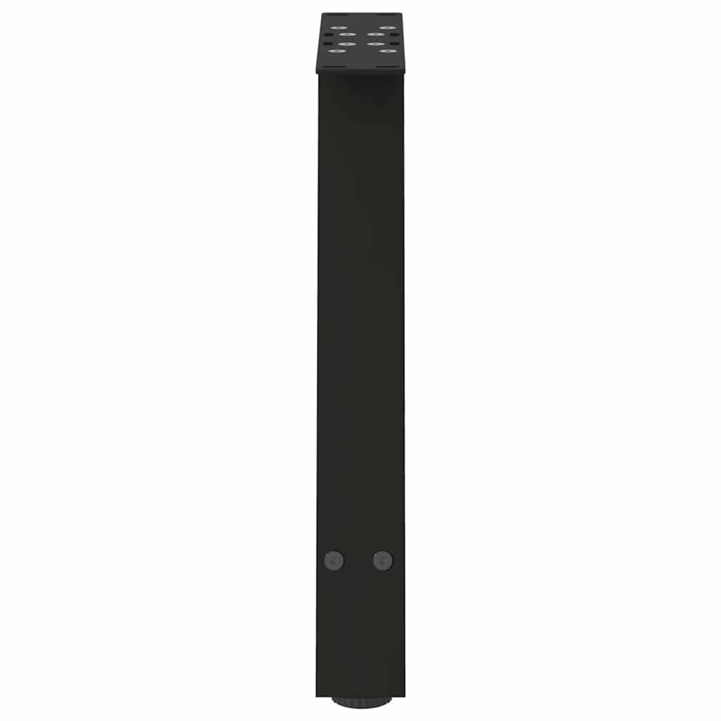 2 db acél fekete dohányzóasztal lábak a-alakú 38x(42-43) cm