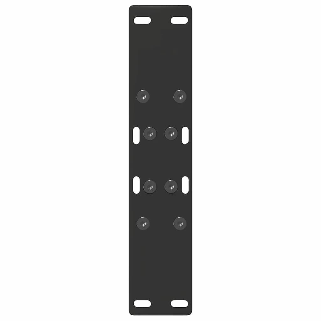 2 db acél fekete dohányzóasztal lábak a-alakú 38x(42-43) cm