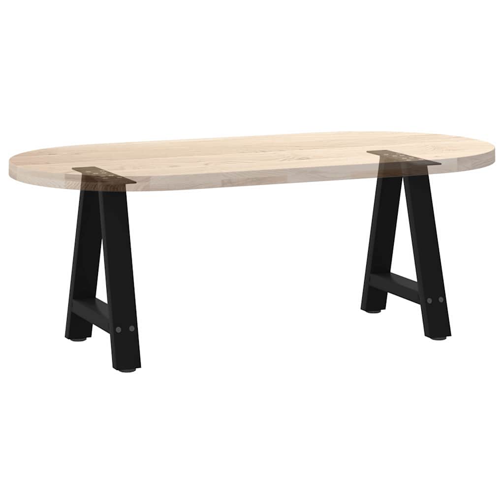 2 db acél fekete dohányzóasztal lábak a-alakú 38x(42-43) cm