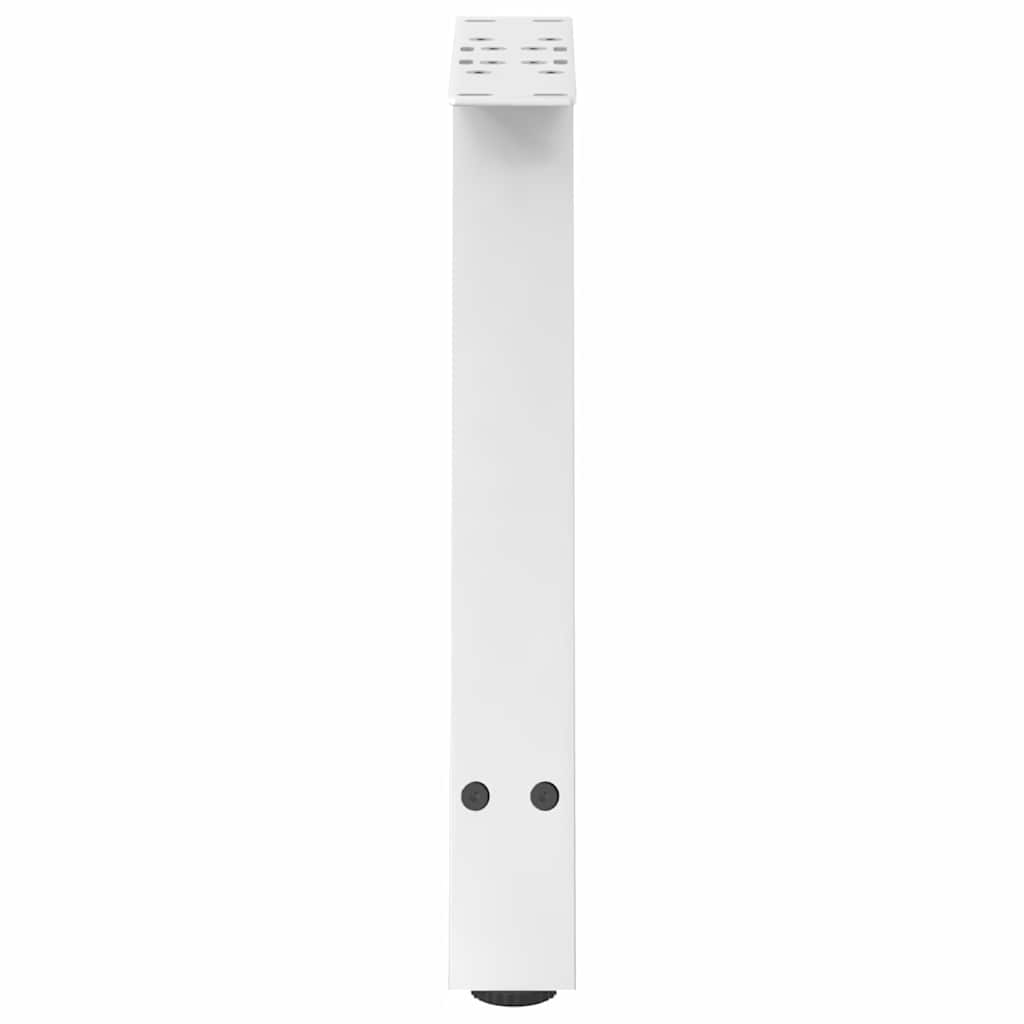 2 db fehér acél dohányzóasztal lábak a-alakú 50x(42-43) cm