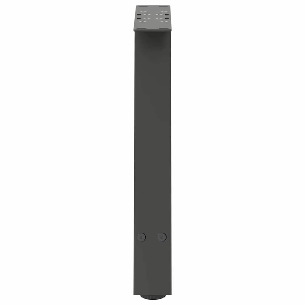 2 db antracit acél dohányzóasztal lábak a-alakú 50x(42-43) cm