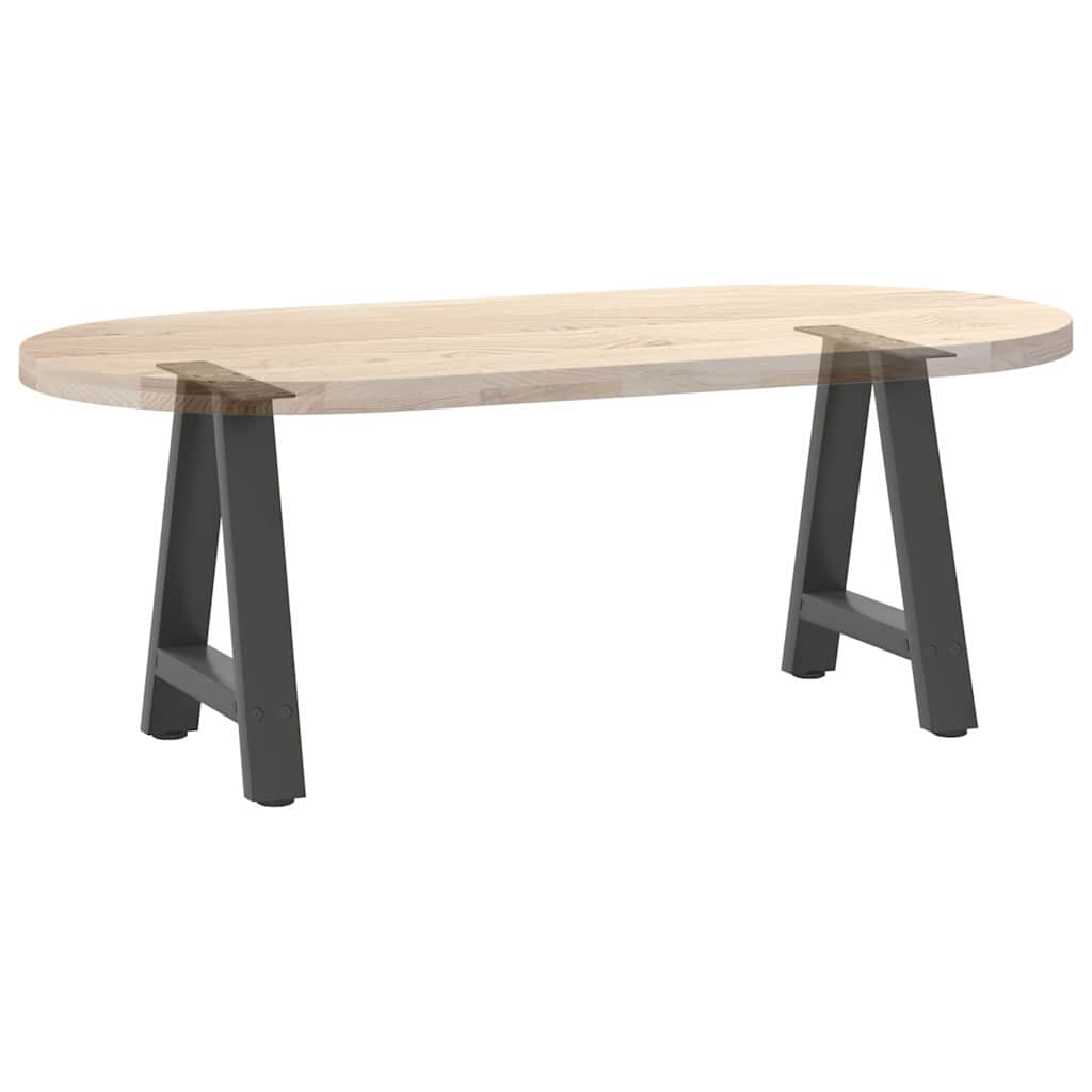 2 db antracit acél dohányzóasztal lábak a-alakú 50x(42-43) cm