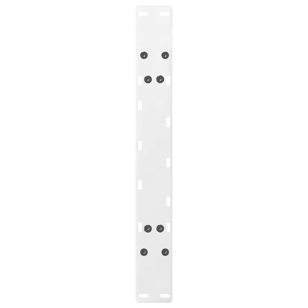 2 db fehér acél dohányzóasztal lábak a-alakú 60x(42-43) cm