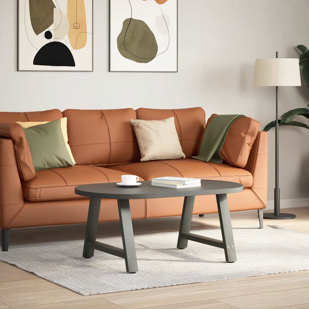 2 db antracit acél dohányzóasztal lábak a-alakú 60x(42-43) cm