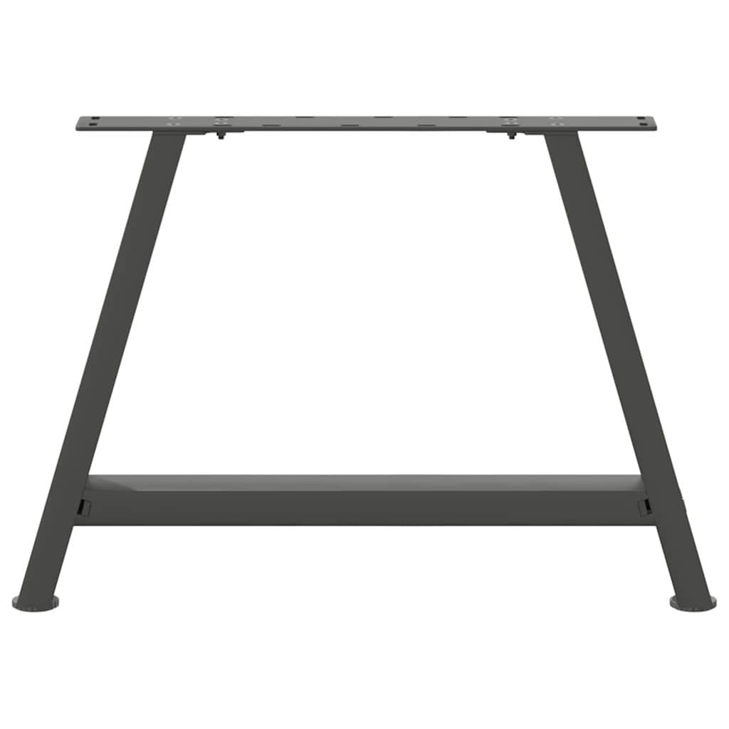 2 db antracit acél dohányzóasztal lábak a-alakú 60x(42-43) cm