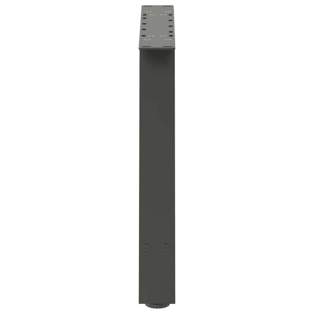2 db antracit acél dohányzóasztal lábak a-alakú 60x(42-43) cm