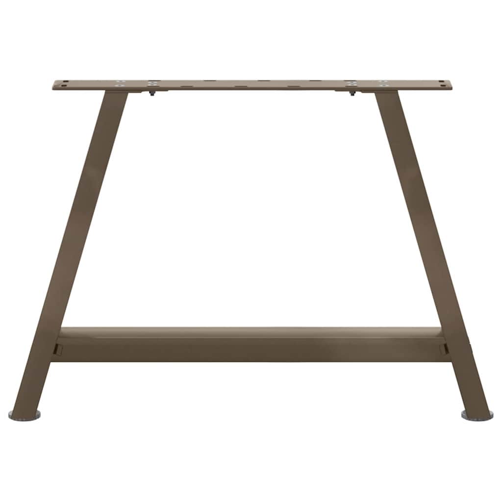 2 db a-alakú dohányzóasztal láb 60 x (42-43) cm acél