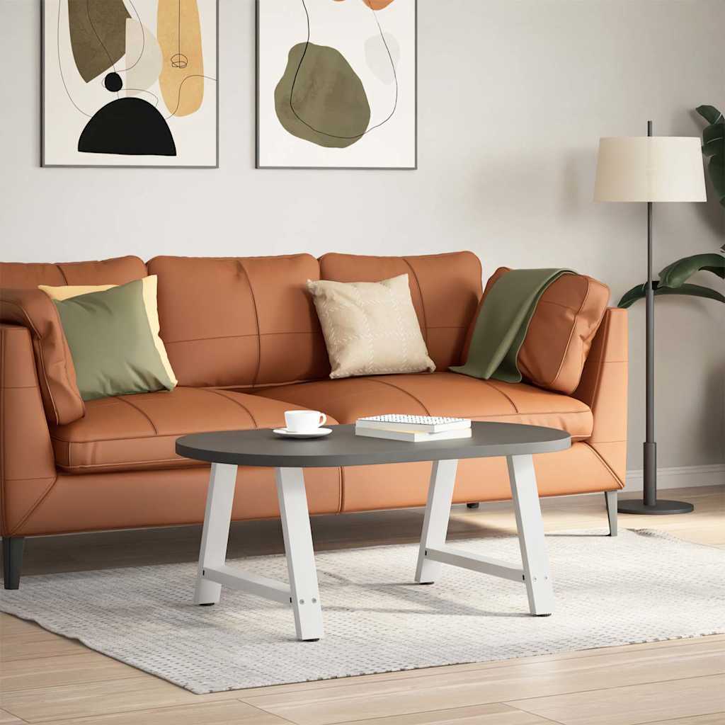 2 db fehér acél dohányzóasztal lábak a-alakú 70x(42-43) cm