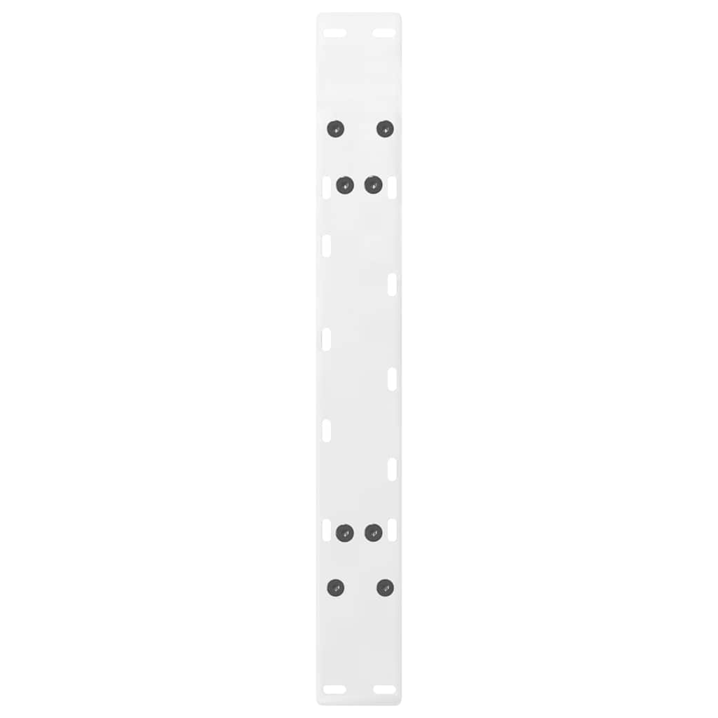 2 db fehér acél dohányzóasztal lábak a-alakú 70x(42-43) cm