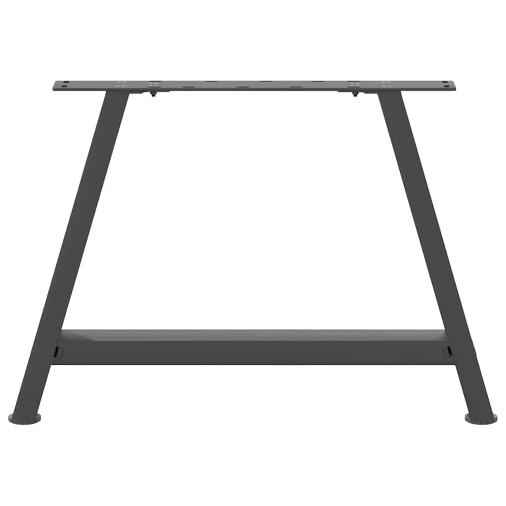 2 db antracit acél dohányzóasztal lábak a-alakú 70x(42-43) cm