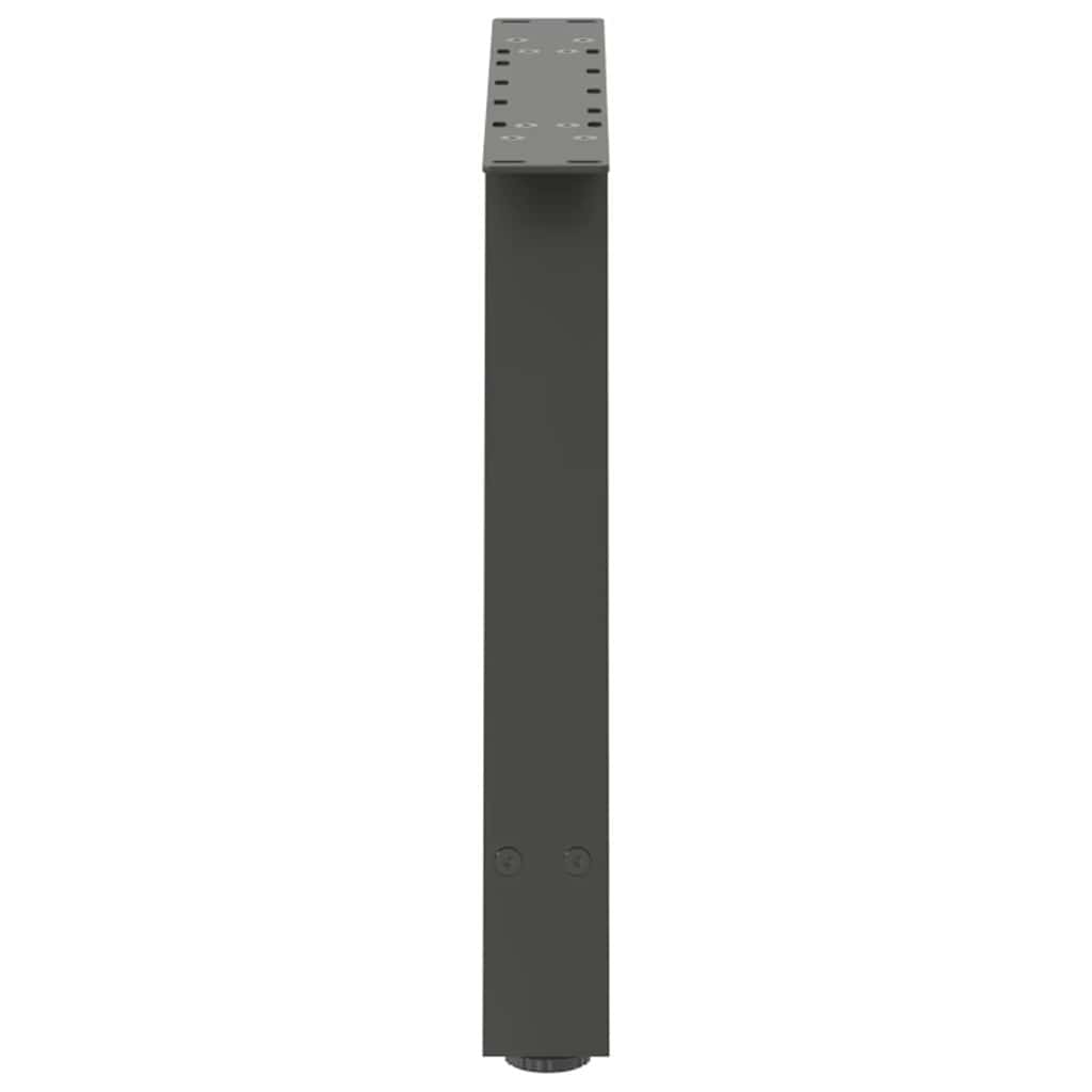 2 db antracit acél dohányzóasztal lábak a-alakú 70x(42-43) cm
