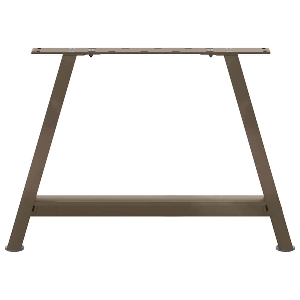 2 db acél dohányzóasztal lábak a-alakú 70x(42-43) cm