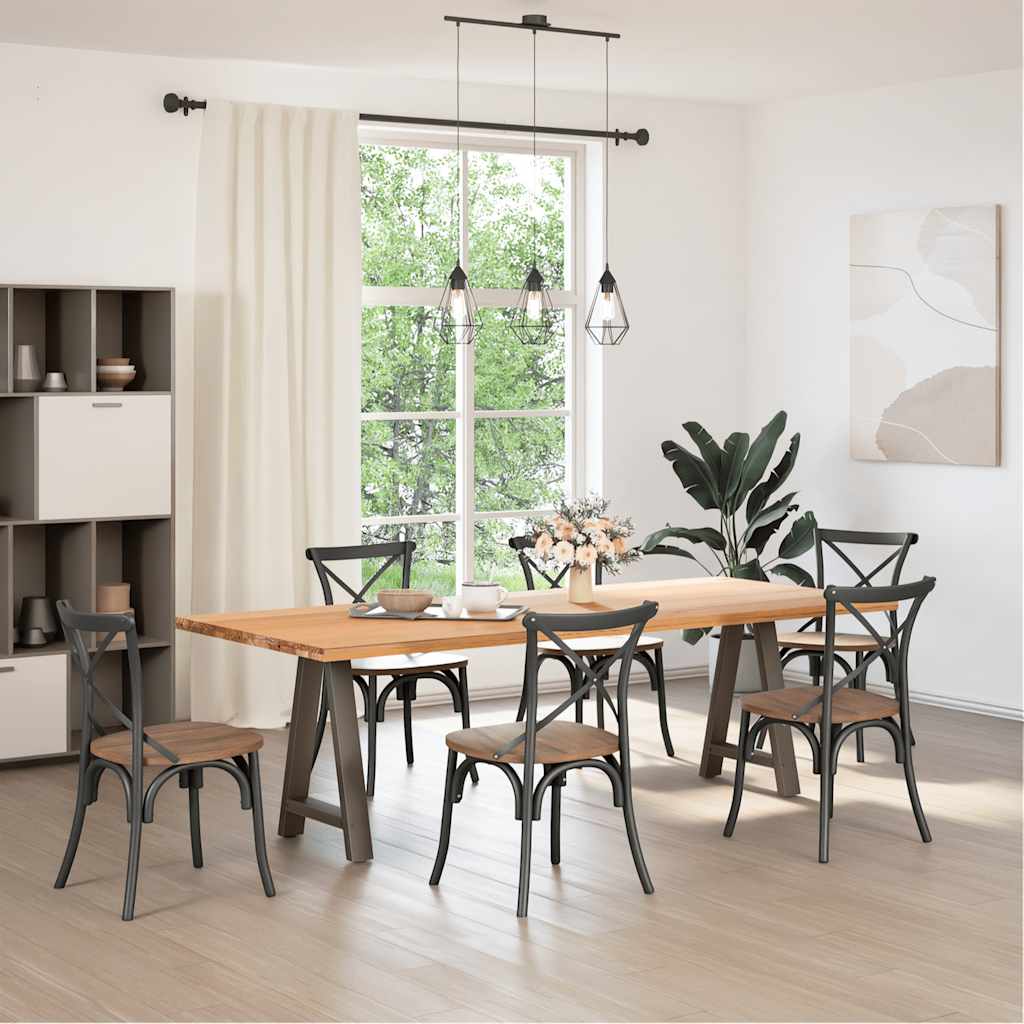 2 db acél dohányzóasztal lábak a-alakú 50x(72-73) cm