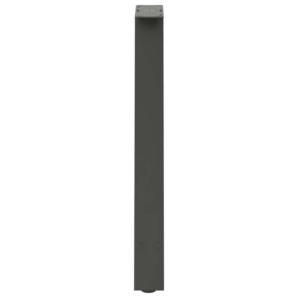 2 db antracit acél dohányzóasztal lábak a-alakú 60x(72-73) cm