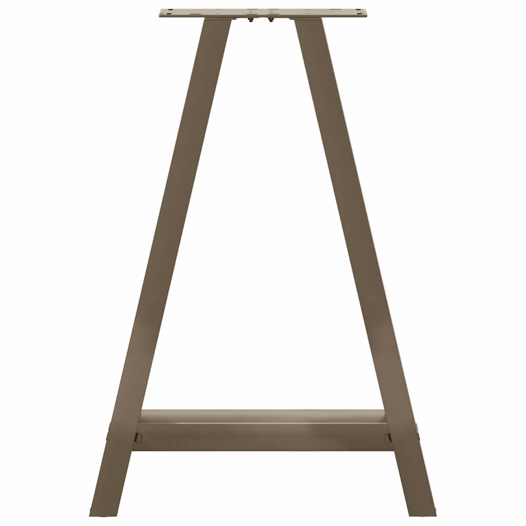 2 db acél dohányzóasztal lábak a-alakú 60x(72-73) cm