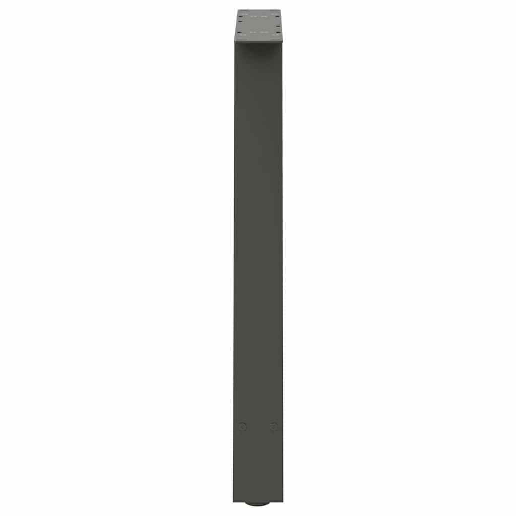 2 db antracit acél dohányzóasztal lábak a-alakú 70x(72-73) cm