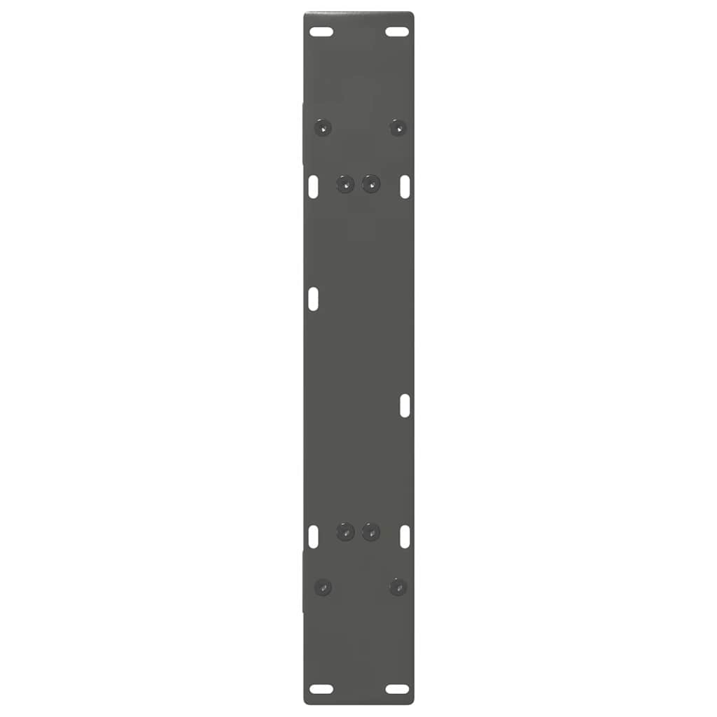 2 db antracit acél dohányzóasztal lábak a-alakú 70x(72-73) cm
