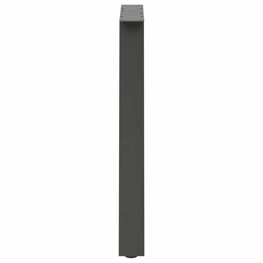 2 db antracit acél dohányzóasztal lábak a-alakú 80x(72-73) cm
