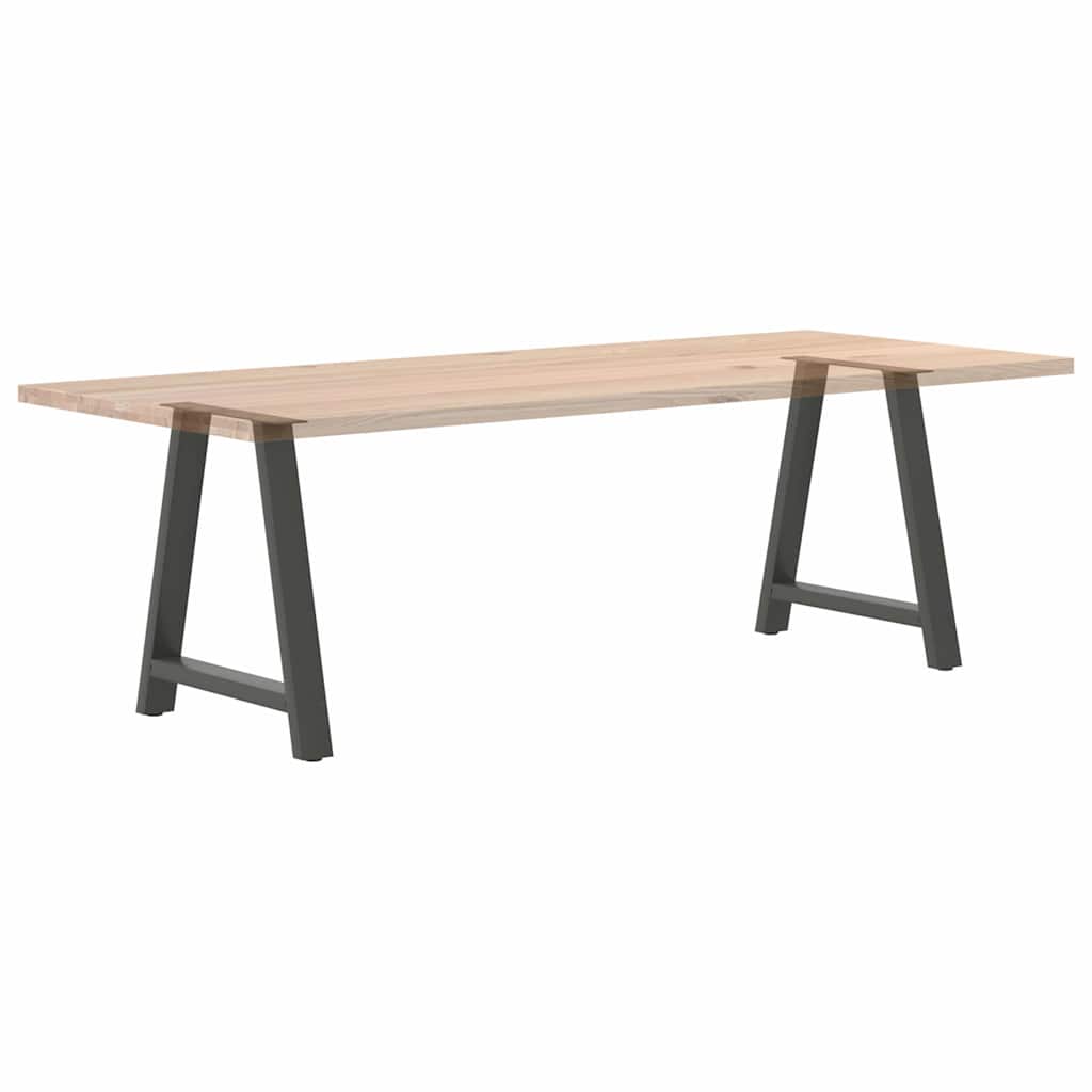 2 db antracit acél dohányzóasztal lábak a-alakú 80x(72-73) cm