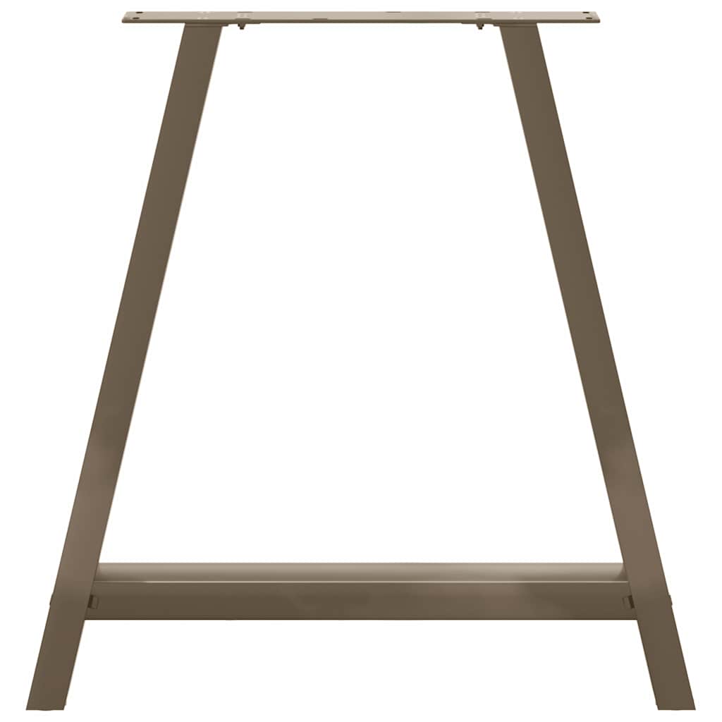 2 db acél dohányzóasztal lábak a-alakú 80x(72-73) cm