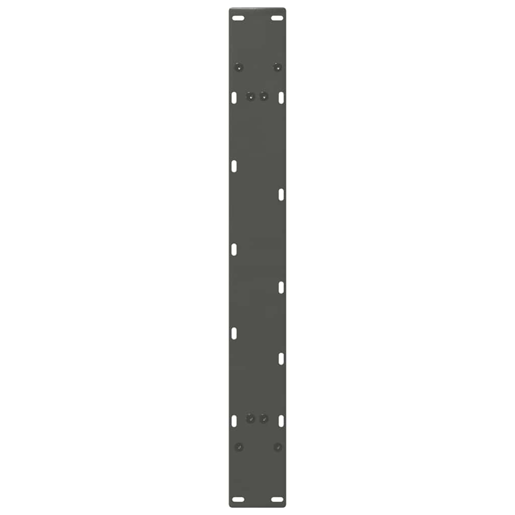 2 db antracit acél dohányzóasztal lábak a-alakú 90x(72-73) cm