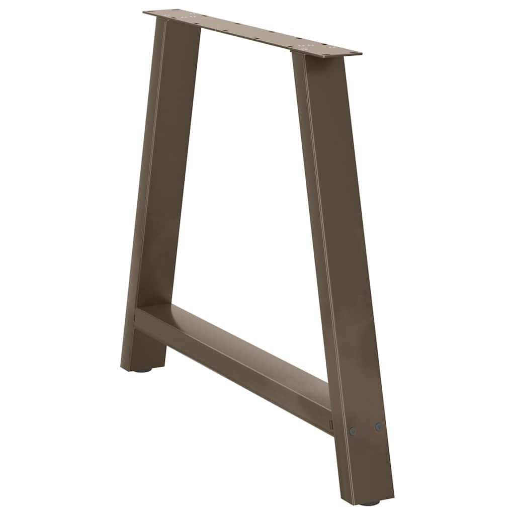 2 db acél dohányzóasztal lábak a-alakú 90x(72-73) cm