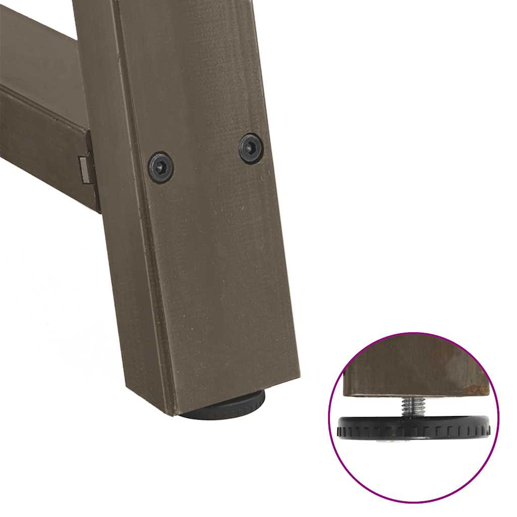 2 db acél dohányzóasztal lábak a-alakú 90x(72-73) cm