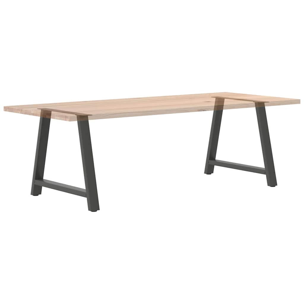 2 db antracit acél dohányzóasztal lábak a-alakú 100x(72-73) cm