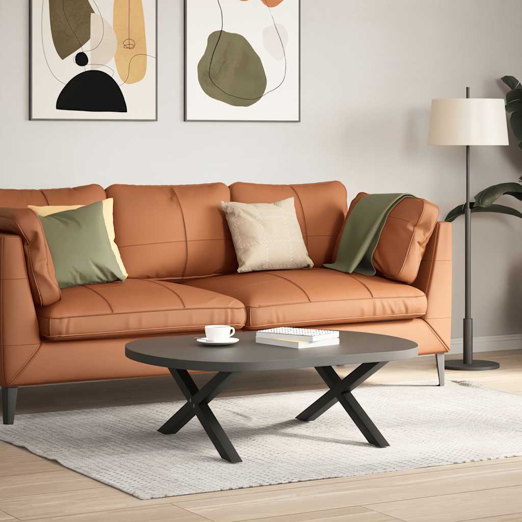 2 db acél fekete dohányzóasztal lábak x-alakú 70x(30-31) cm 2 db acél fekete dohányzóasztal lábak x-alakú 70x(30-31) cm