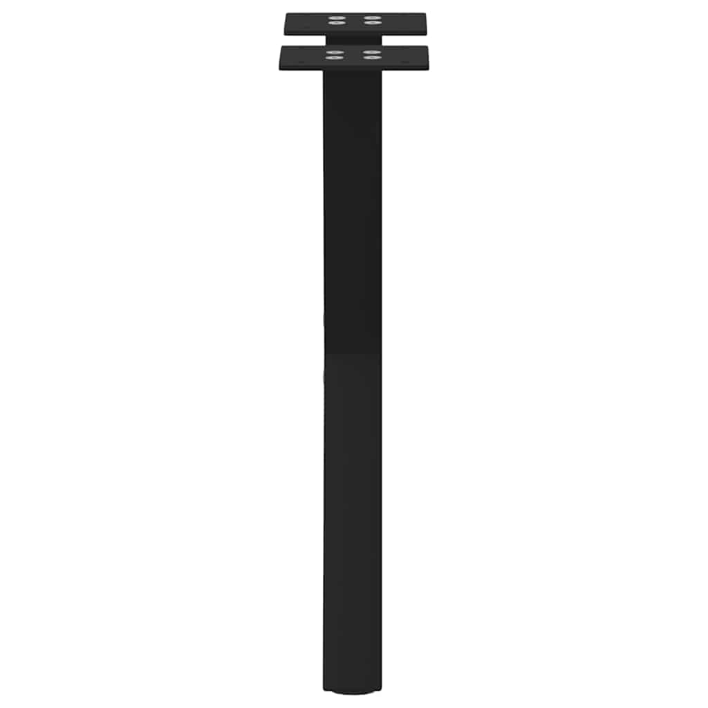 2 db acél fekete dohányzóasztal lábak x-alakú 28x(42-43) cm