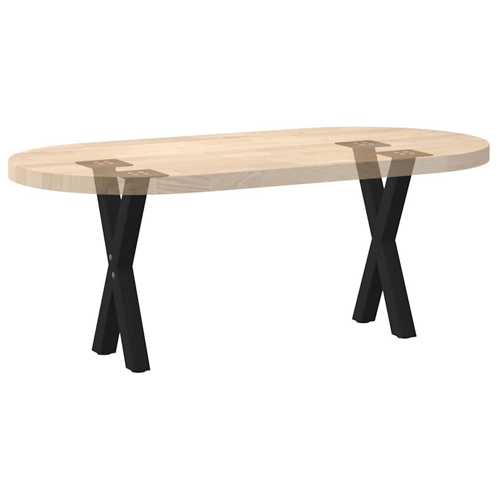 2 db acél fekete dohányzóasztal lábak x-alakú 28x(42-43) cm