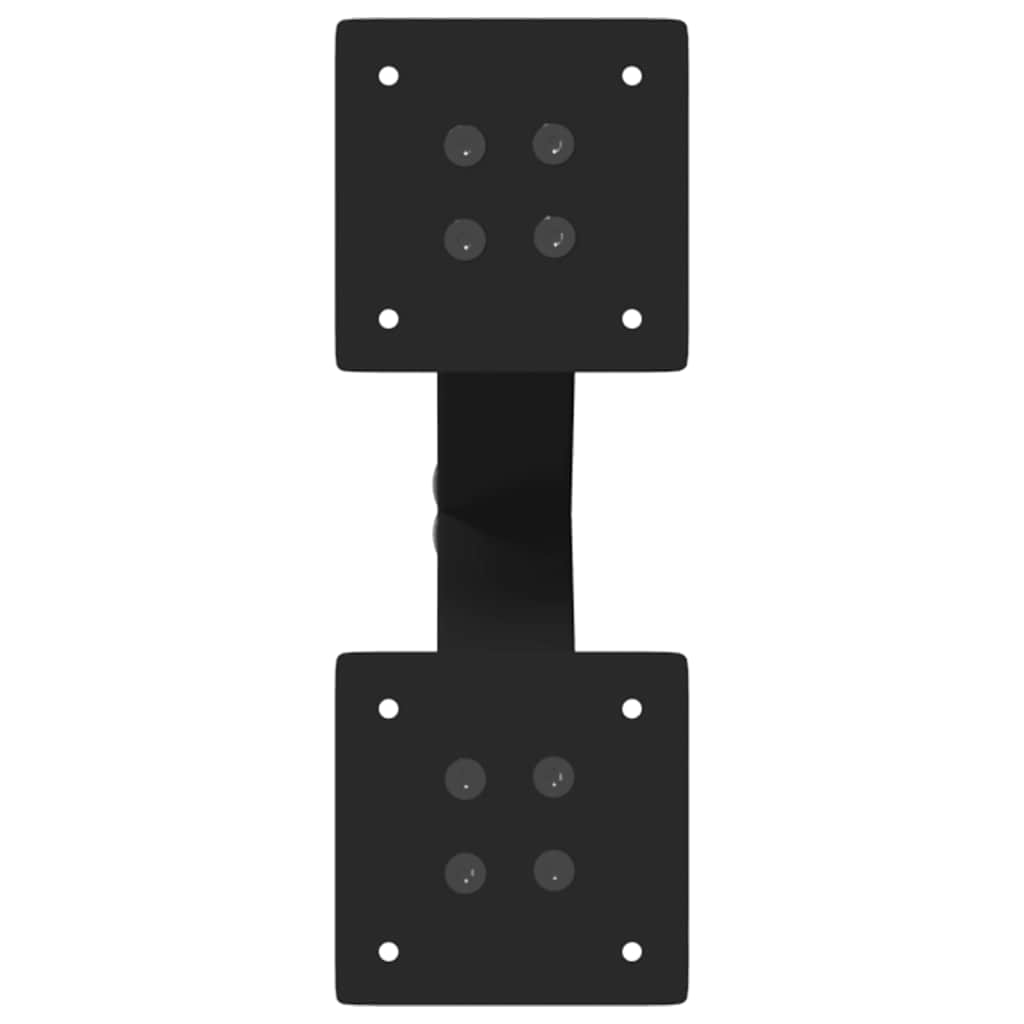 2 db acél fekete dohányzóasztal lábak x-alakú 38x(42-43) cm 2 db acél fekete dohányzóasztal lábak x-alakú 38x(42-43) cm