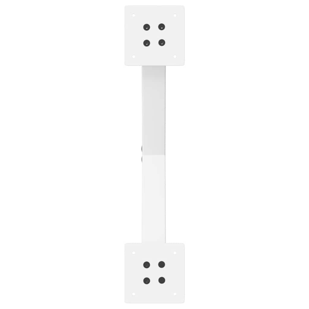 2 db fehér acél étkezőasztal lábak x-alakú 60x(72-73) cm