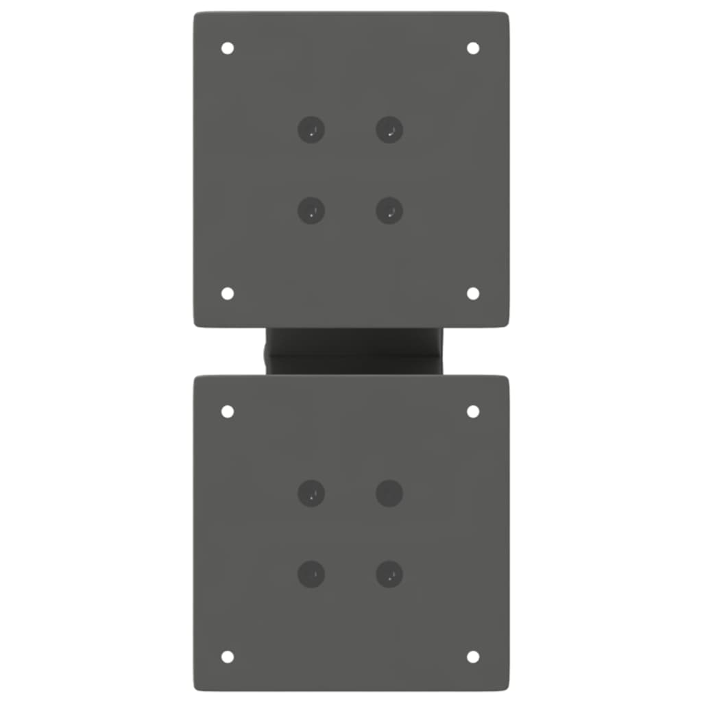 2 db antracit acél dohányzóasztal lábak x-alakú 30x(30-31) cm