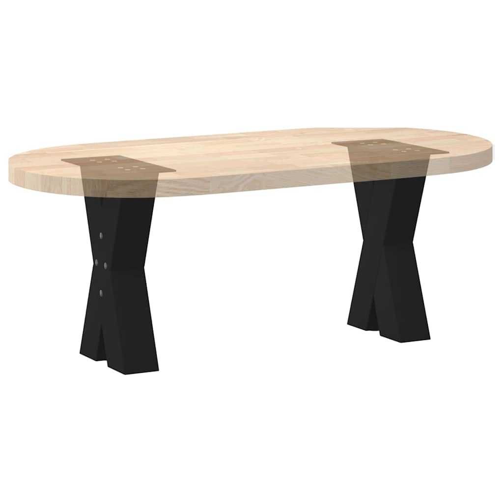 2 db acél fekete dohányzóasztal lábak x-alakú 28x(42-43) cm