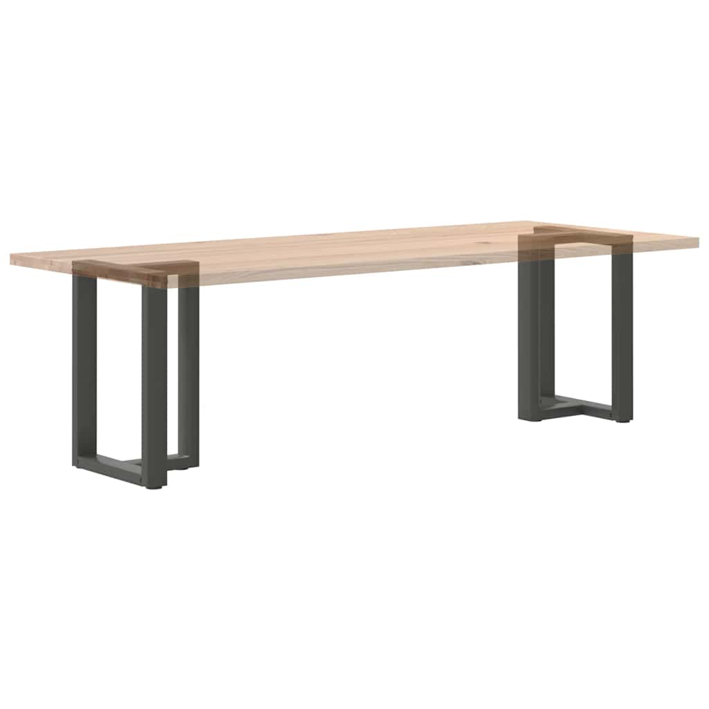 2 db antracit acél étkezőasztal lábak t-alakú 60x35x(72-73) cm