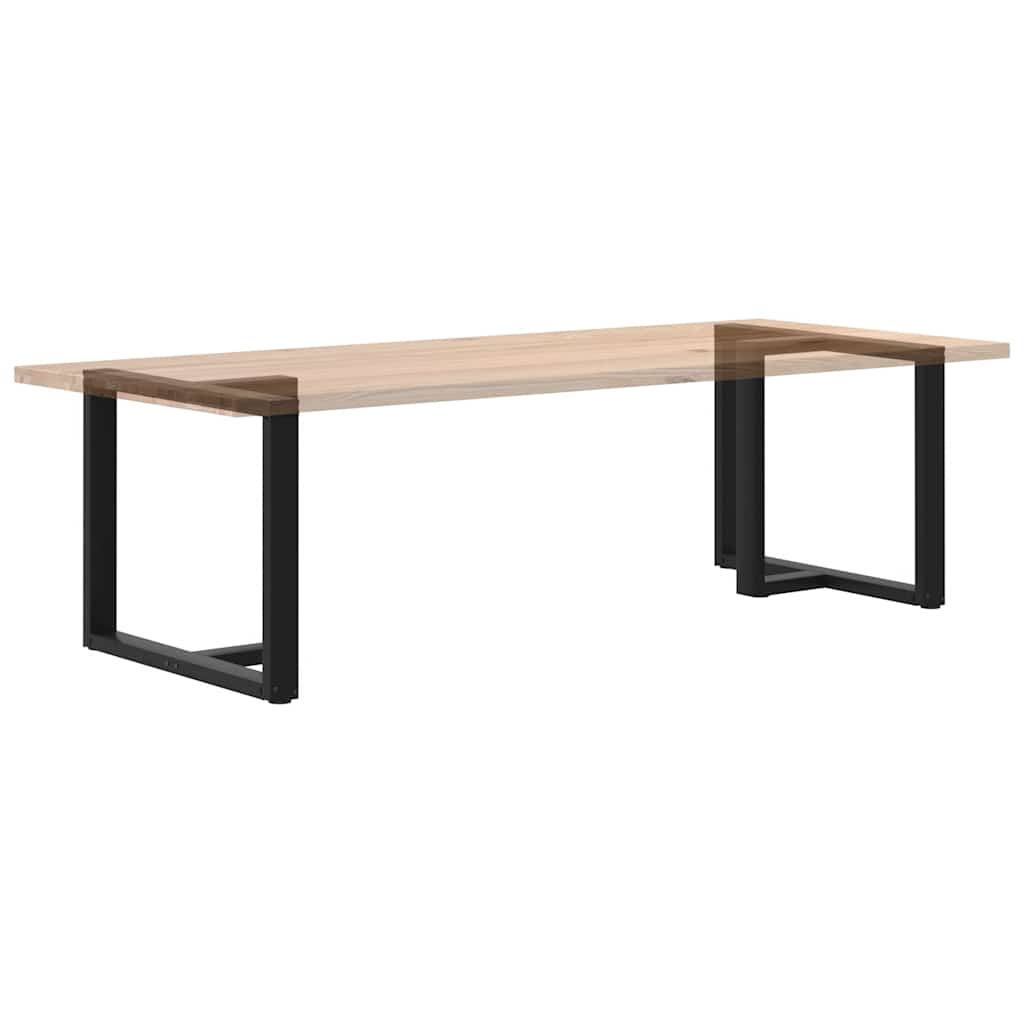 2 db fekete acél étkezőasztal lábak t-alakú 90x35x(72-73) cm