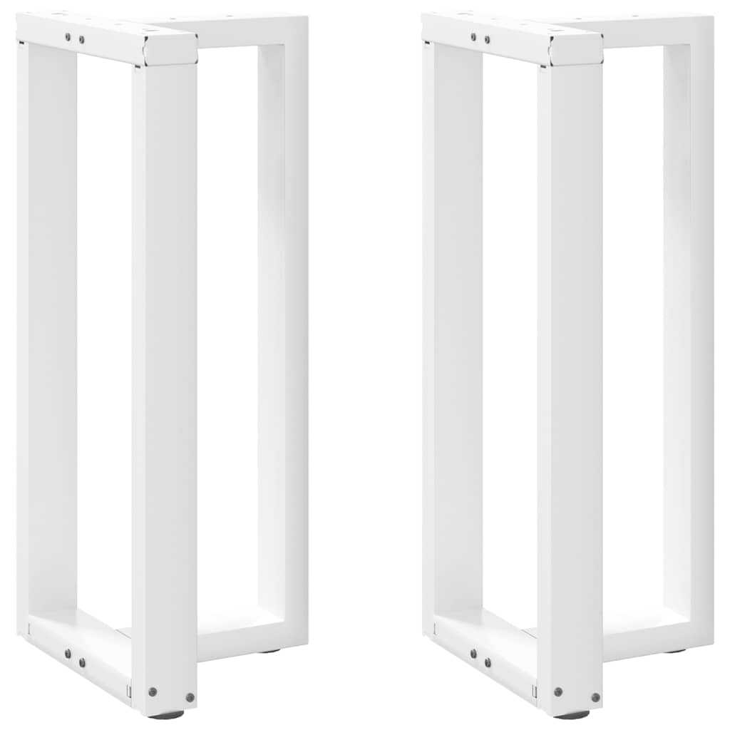 2 db fehér acél bárasztal lábak t-alakú 40x35x(91-92) cm