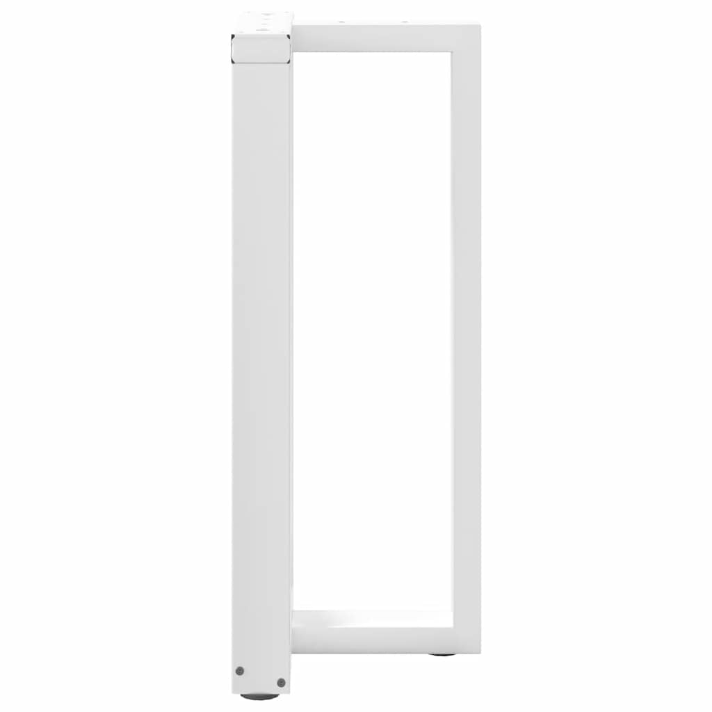 2 db fehér acél bárasztal lábak t-alakú 40x35x(91-92) cm