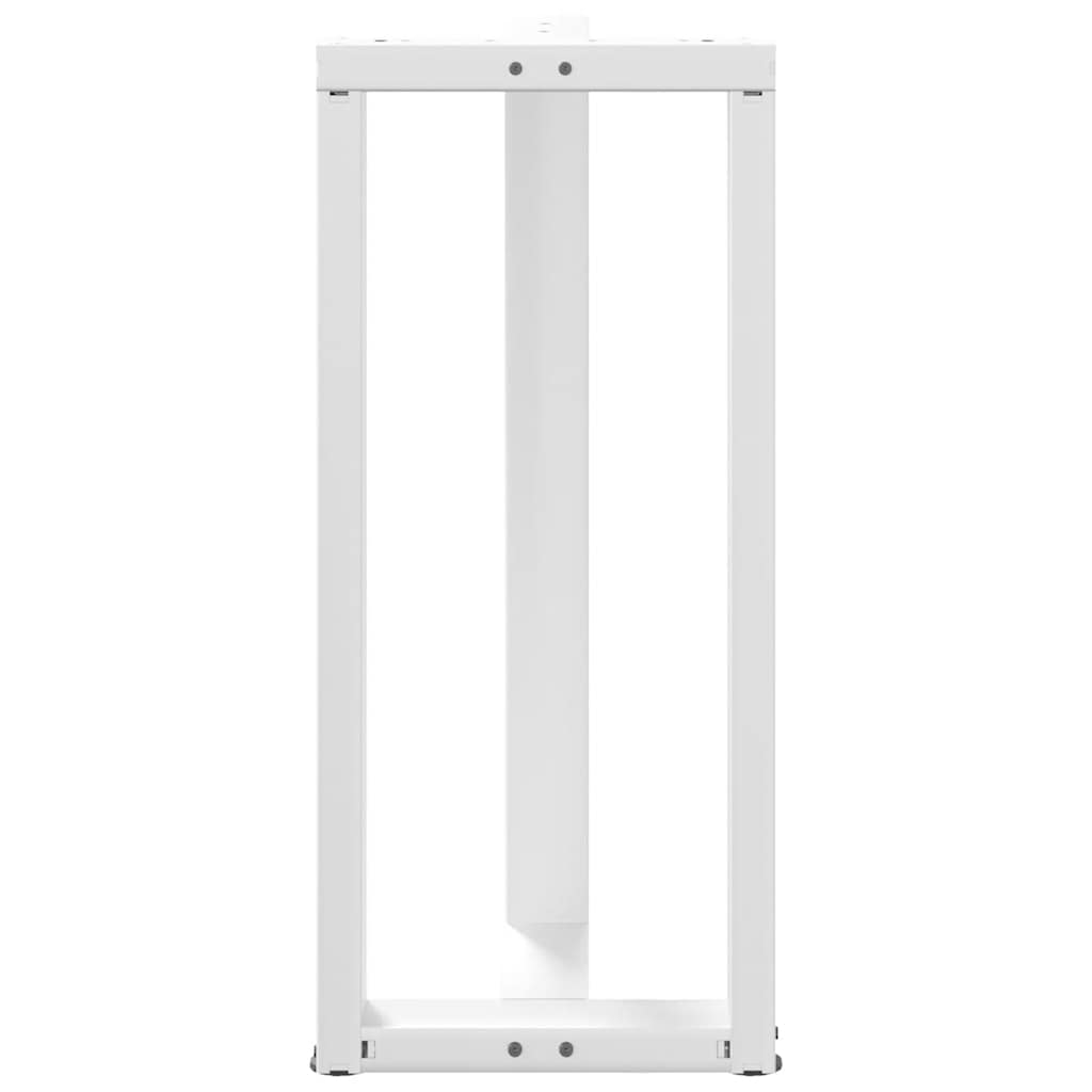 2 db fehér acél bárasztal lábak t-alakú 40x35x(91-92) cm