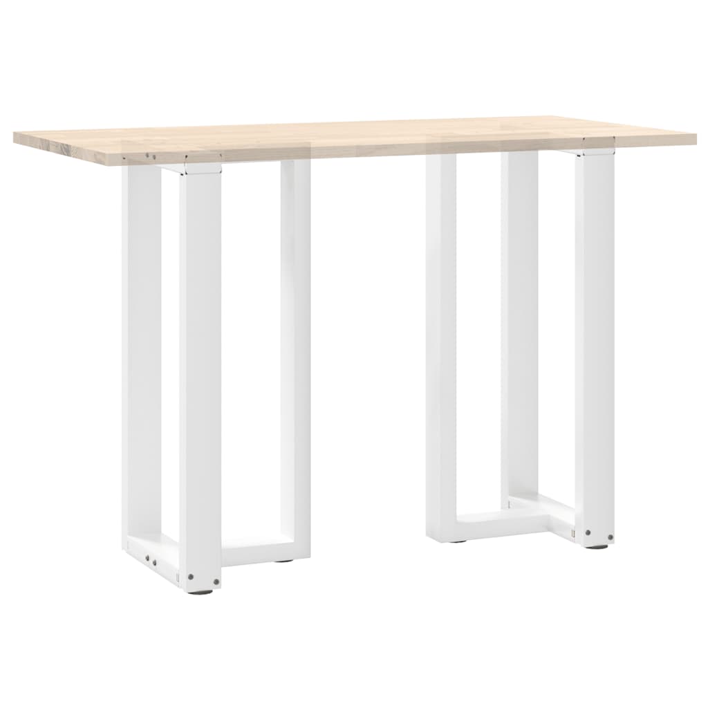 2 db fehér acél bárasztal lábak t-alakú 40x35x(91-92) cm